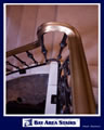 Iron Balusters With Brass Railing System 