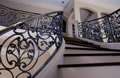 Brass Rail on Closed Stair