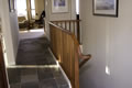 Modern Walnut Gallery On Curb Wall
