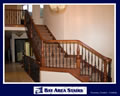 Oak Straight Staircase With Iron