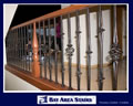 Oak With Antique Bronze Balusters