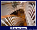 Oak Winder With Paint Grade Balusters And Mirrors